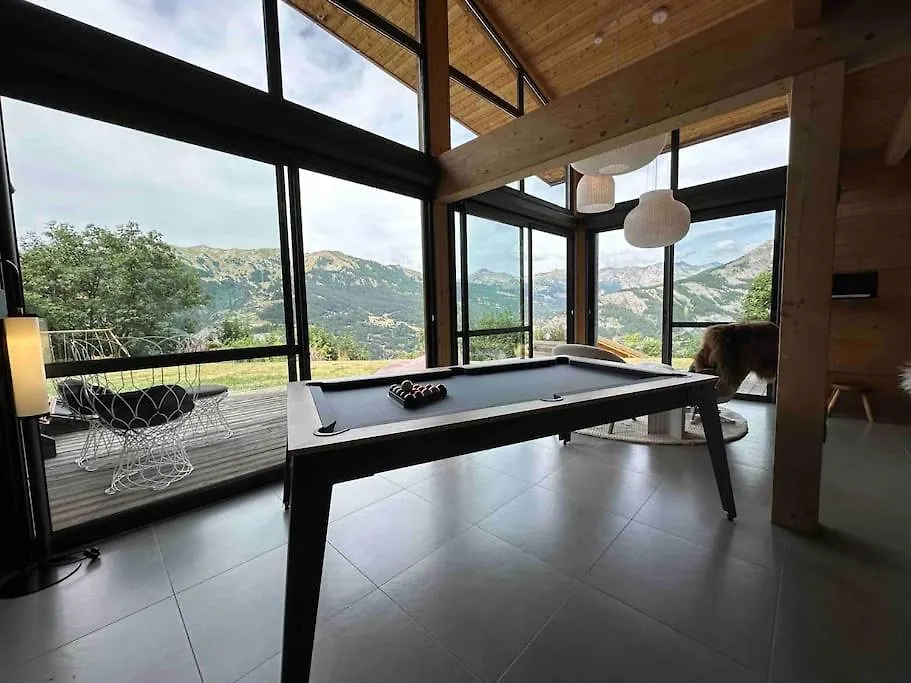 Chalet D'Architecte Avec Vue Panoramique Allos