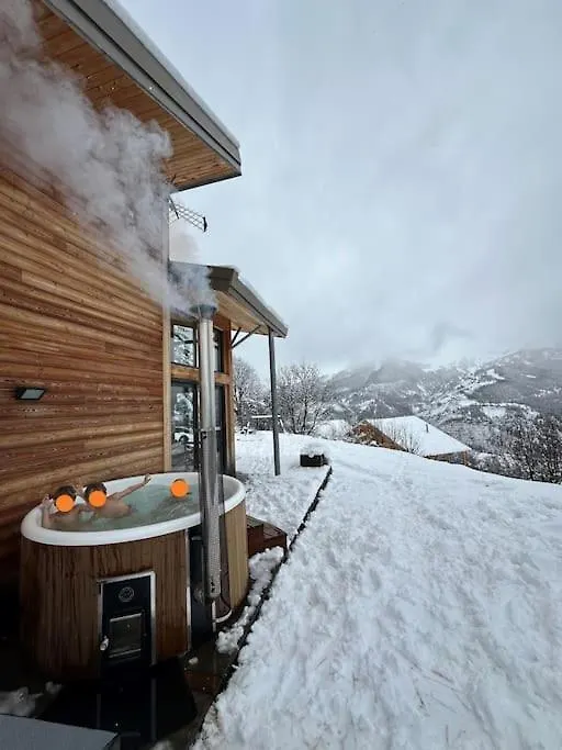 Chalet D'Architecte Avec Vue Panoramique Allos