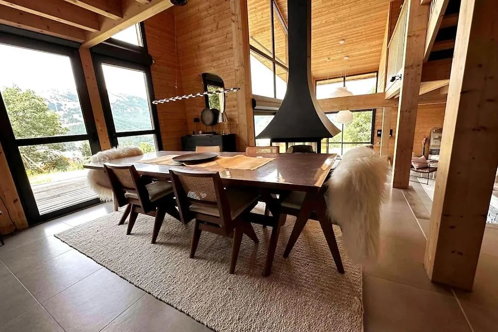 Chalet D'Architecte Avec Vue Panoramique Allos France