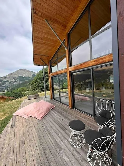 Chalet D'Architecte Avec Vue Panoramique Allos