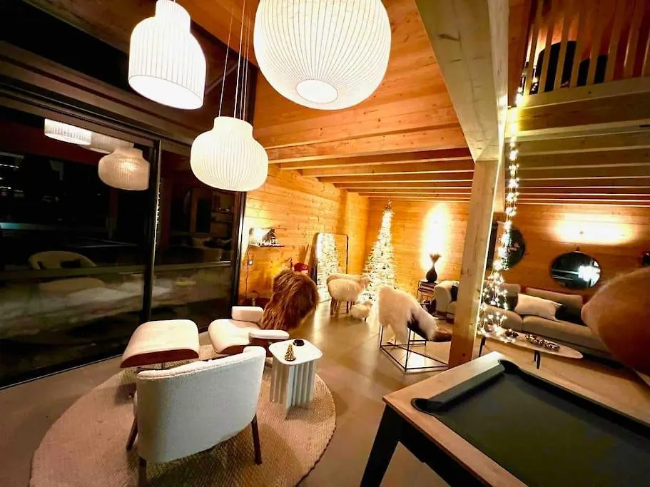 Chalet D'Architecte Avec Vue Panoramique Allos