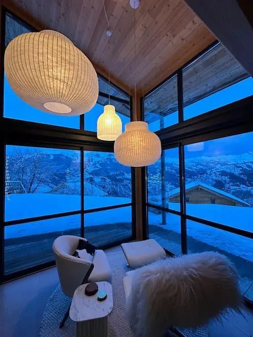 Chalet D'Architecte Avec Vue Panoramique Allos