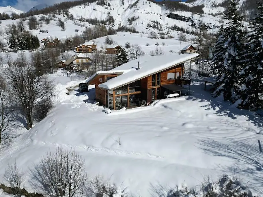 Chalet D'Architecte Avec Vue Panoramique Allos