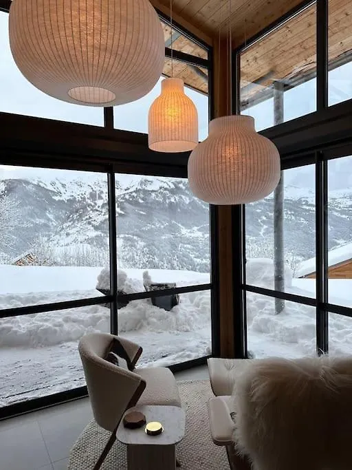Chalet D'Architecte Avec Vue Panoramique Allos France