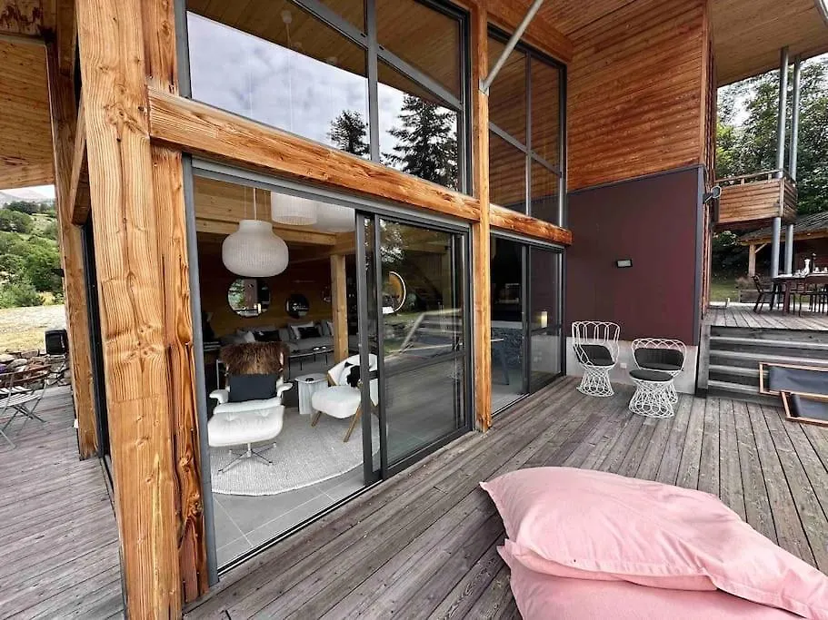 Chalet D'Architecte Avec Vue Panoramique Allos